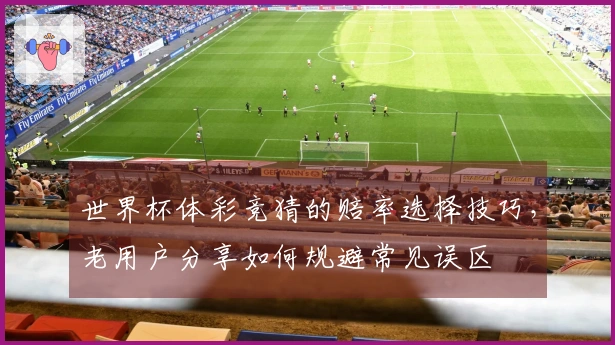 世界杯体彩竞猜的赔率选择技巧，老用户分享如何规避常见误区